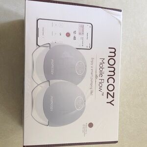 Momcozy Mobile Flow Double Electric Breast Pump - Gray